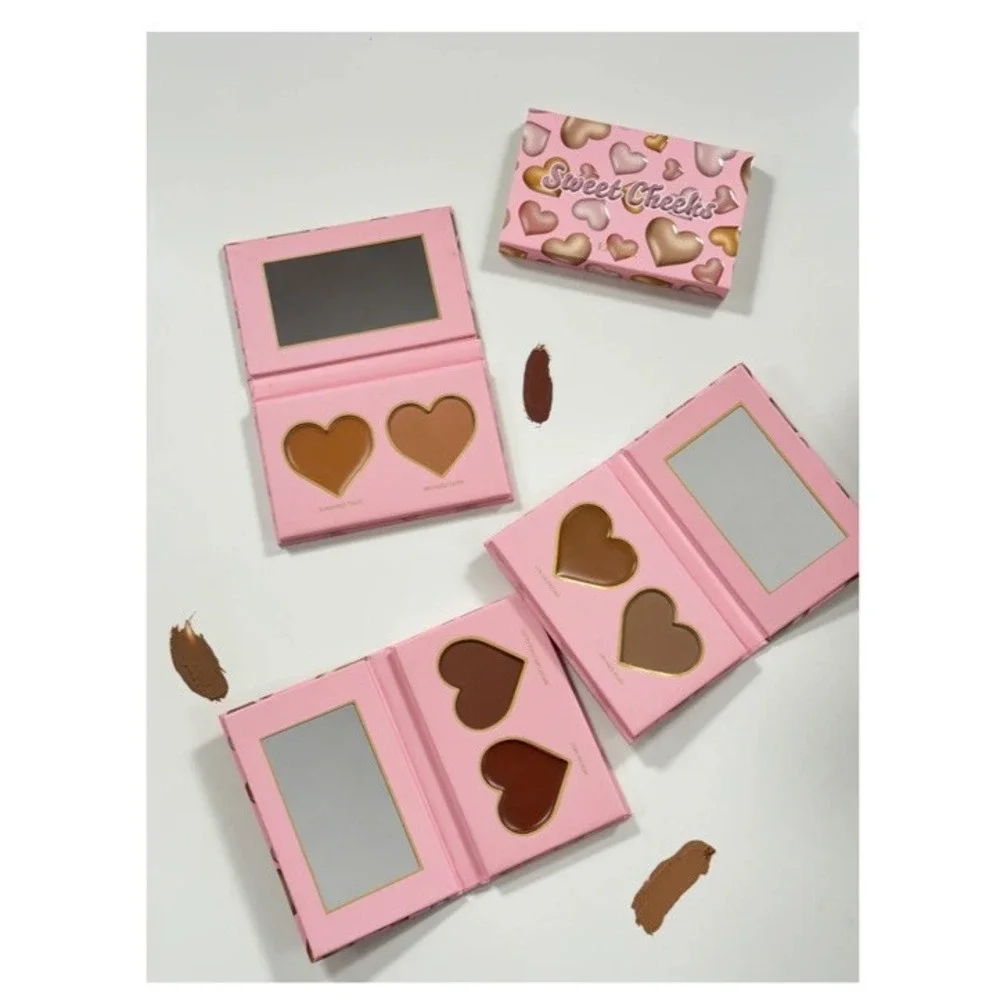 Eloise Sweet Cheeks Bronzer Palette‎ Heart Shaped Face Makeup Fair Medium Shades